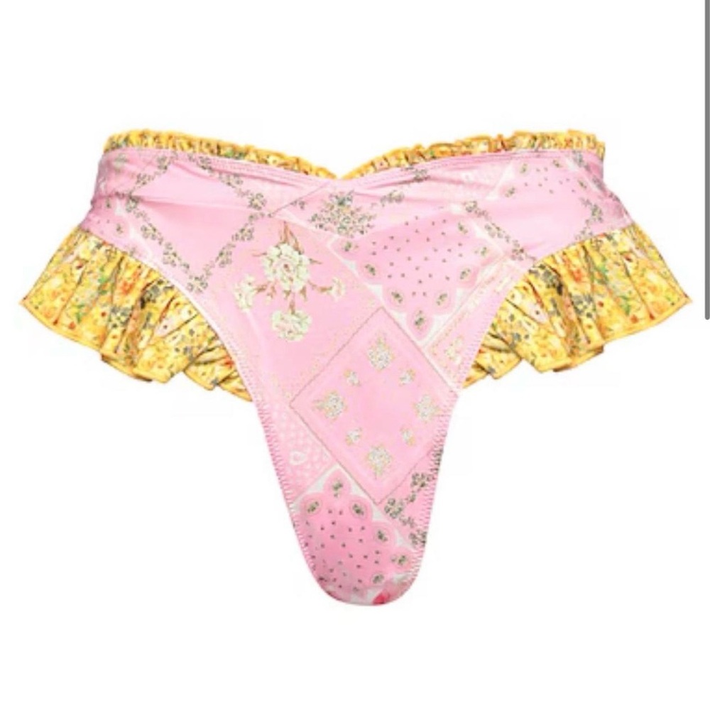 LoveShackFancy Floral Bikini Bottoms